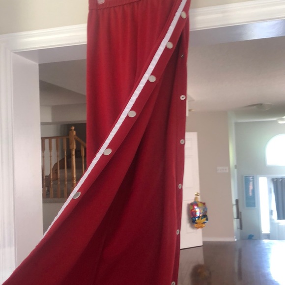 Red Tearaway Pants - Picture 2 of 2